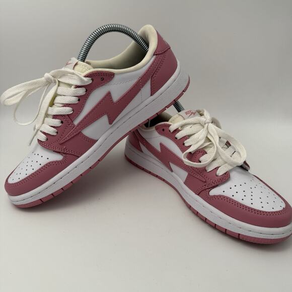 Reves Sport Paris Air KIY '85 Low Pink Rose Mens 6.5 Women’s 8 EUC - Picture 6 of 9